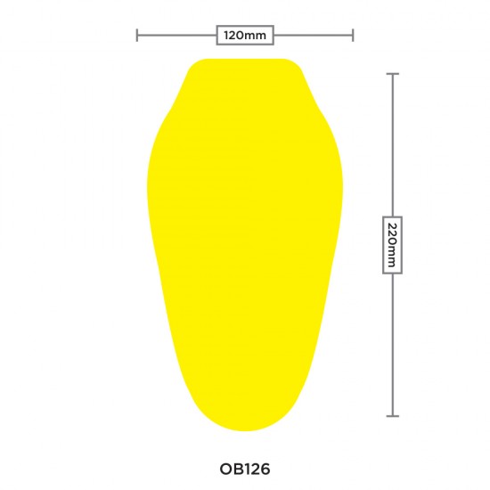 Protecții coate/genunchi OXFORD RK-PI2 INSERT [Pereche] LEVEL 2